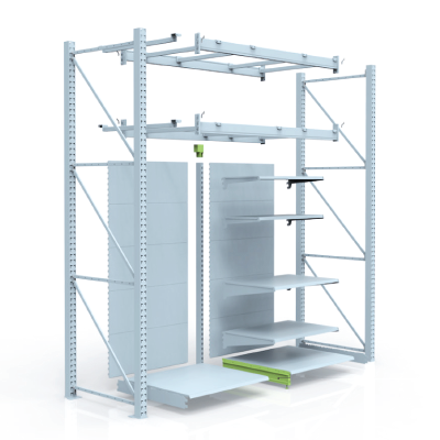 NR integrētā plauktu sistēma